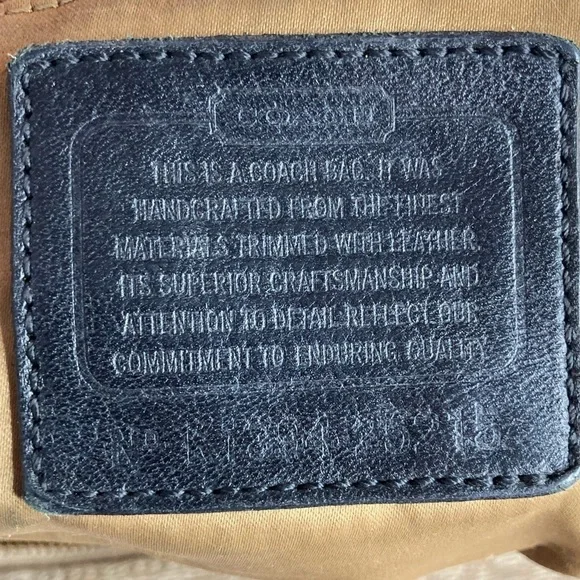 COACH Authentic Vintage Madison Madeline Op Art jacquard bag #25215 - Picture 9 of 13